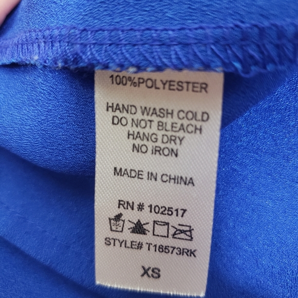 Soprano blue racerback top - Picture 5 of 6